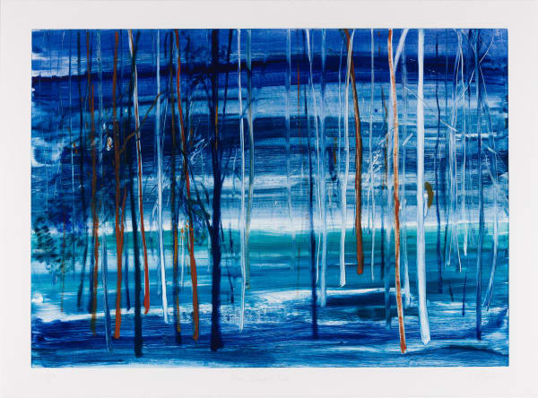 Calum McClure, Blue Midnight Trees, 2019