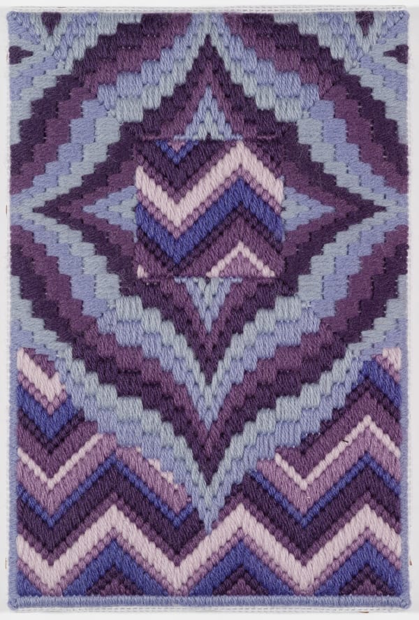 Cecilia Charlton, Rainbows on Titan (in memoriam to my childhood drawings) [purple], 2018