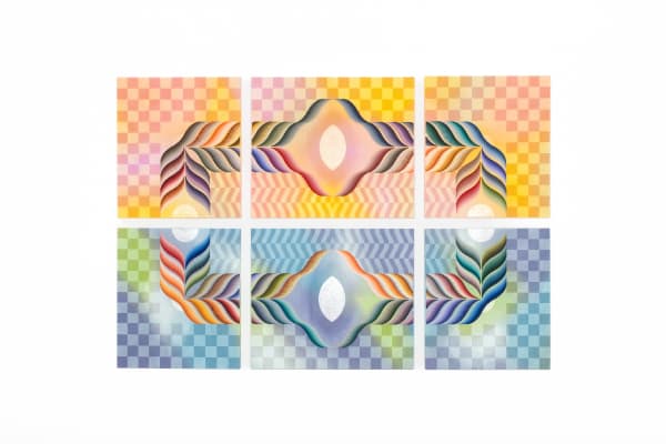 Cecilia Charlton, Wormhole Mosaic [sweat of the sun, tears of the moon], 2022