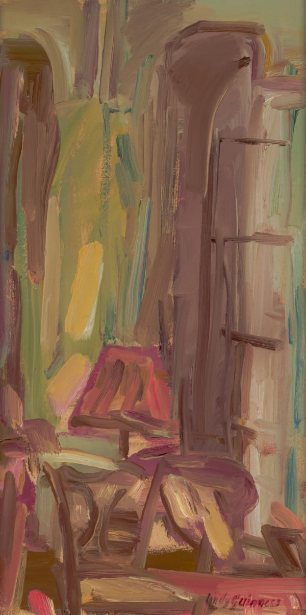 Lindy Guinness, Late Night 'Port Warmth', Library, 2020