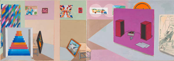 Stephen Farthing RA, The Museum of Post Cubist Painting, 2017