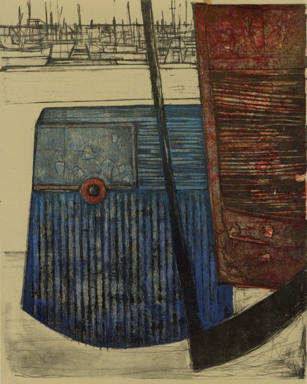 Paul Croft RCA, Quayside Construct: Port Side Blue