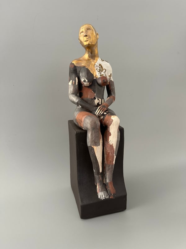 Pierre Williams, Seated Female Nude on Plinth