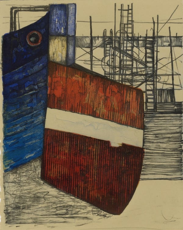 Paul Croft RCA, Quayside Construct: Red Star White