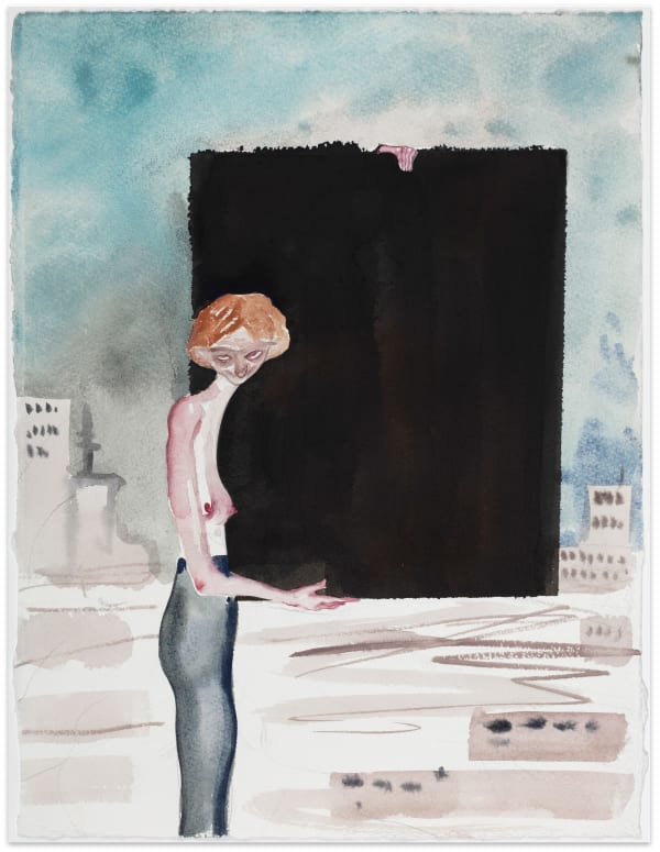 Sanya Kantarovsky, Chicken Eyes, 2020