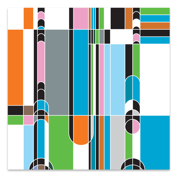 Sarah Morris, Antenna [John Hancock], 2011