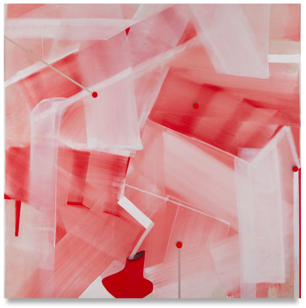 Ross Bleckner, Vase and Flower, 2025
