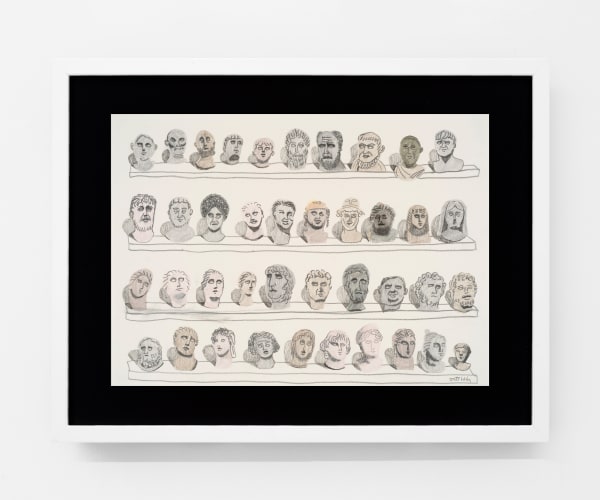 Huang Hai-Hsin 黄海欣, Anonymous Roman Portraits 无名罗马塑像, 2023