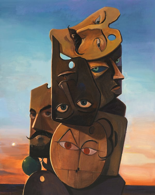 Cai Zebin 蔡泽滨, Salut, Self-portraits #3 你好，自画像#3, 2019