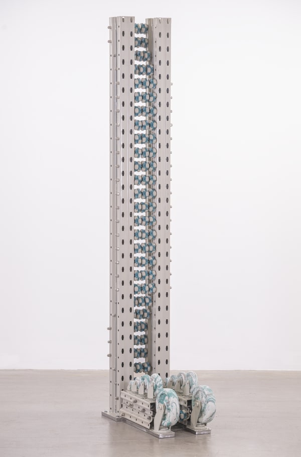 Leelee Chan 陳麗同, Blindfold Receptor (willow-green)《蒙眼感知器 (柳綠)》, 2019