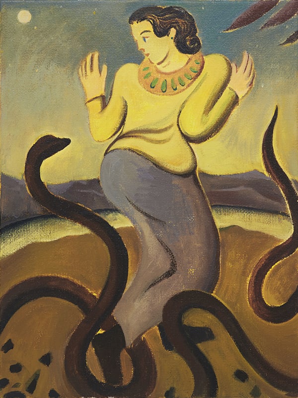 Cai Zebin 蔡泽滨, The Snake Charmer 耍蛇人, 2019