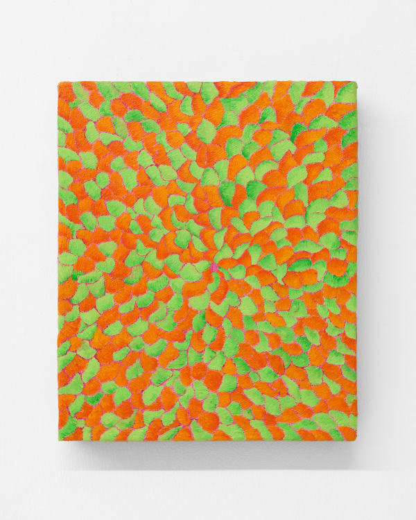 Daniel Chen 陈飞, Green and Orange Flower 橙绿色花, 2022