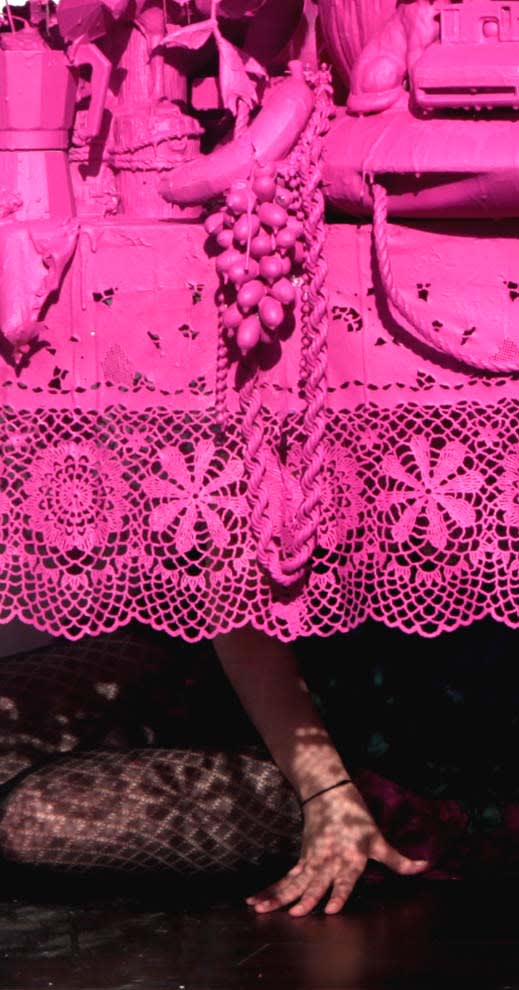 Carlos Betancourt, Let Them Feel Pink ( detail view), 2012