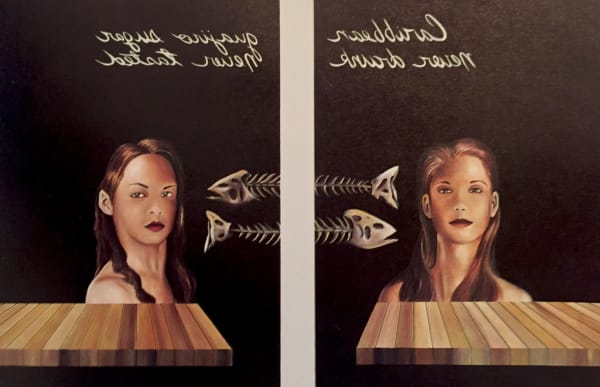 Carlos Betancourt, En la Arena Sabrosa II Mulata, Dipthych, 1995