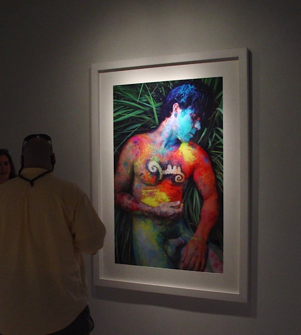 Carlos Betancourt, Watching the Maize in the Altiplano, (exhibit view), 2001