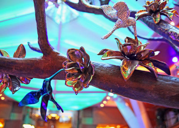 Carlos Betancourt in collaboration with Alberto Latorre, Enchanted Trees, (site specific commission, Icart corporate art), 2010