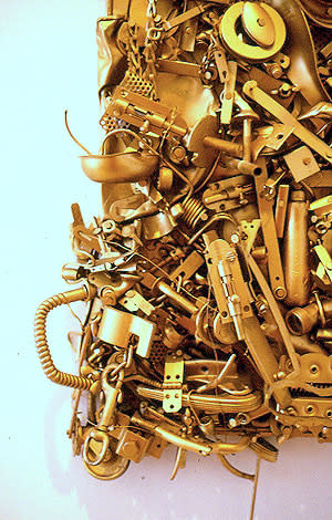 Carlos Betancourt, Assemblage VIII, (detail, full image of artwork not available), 1992