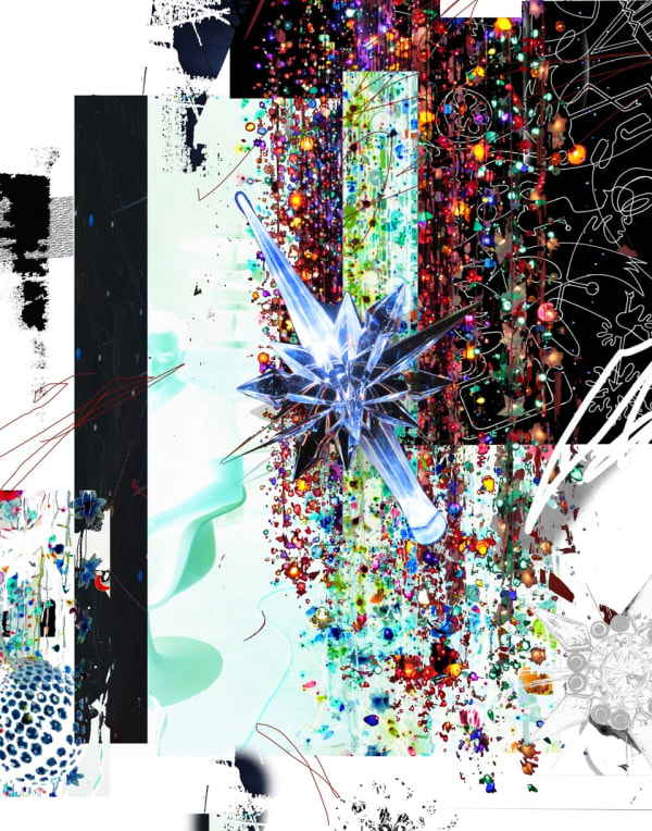 Carlos Betancourt, The Future Eternal (curtain) VIII, 2018