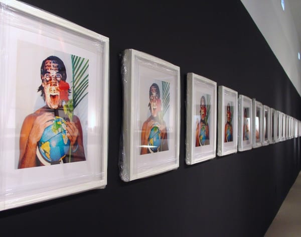 Carlos Betancourt, La Mascara Souvenirs, (part of the exhibit The Hand of the Eye, Questions of Travel, detail view), 2005