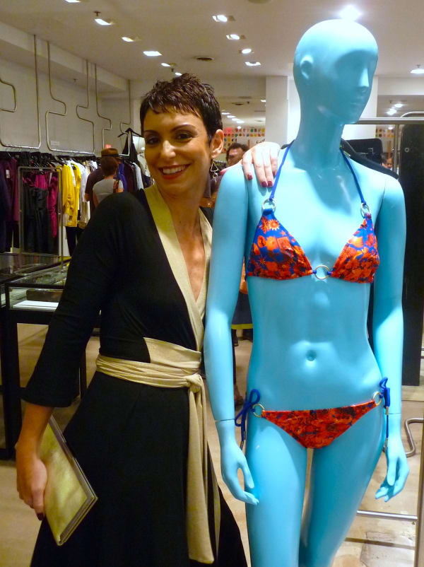 Carlos Betancourt in collaboration with Red Carter, El Portal and Re-Collections (commission for mural and swimsuit art for Barney's NY), 2009