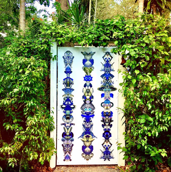 Carlos Betancourt, (Site specific gate commission) Amulet for Lights, 2012-2015