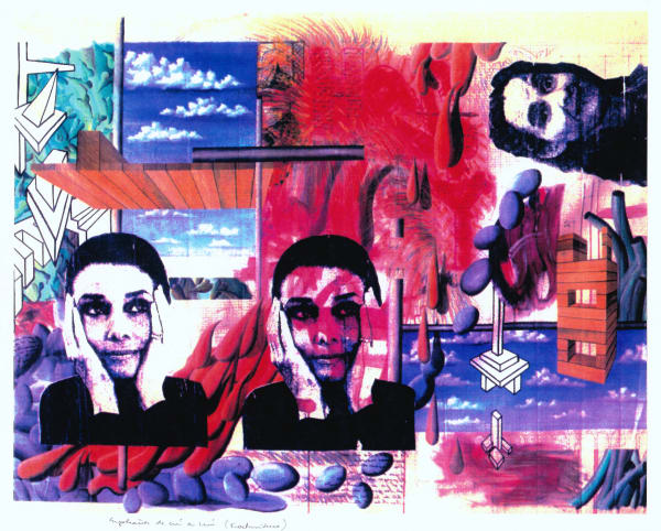 Carlos Betancourt, Fracturism Happy B-Day from Me to Me, 1993