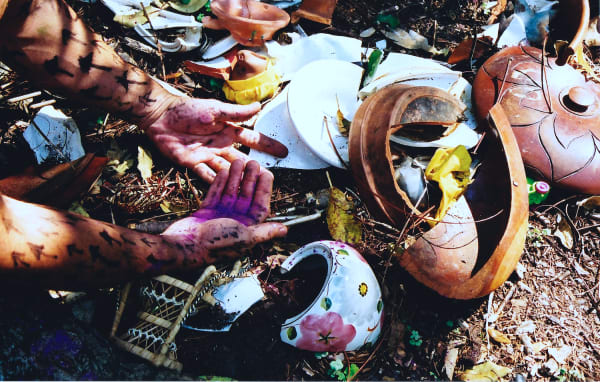 Carlos Betancourt, Untitled, (photo performance en el rio) II, 2001