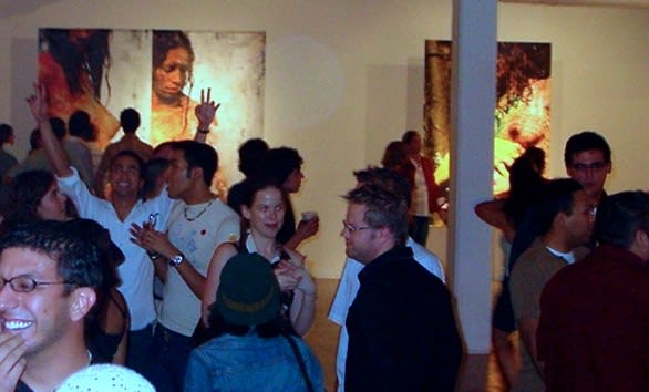 Carlos Betancourt, ( Exhibit view ) Blue Star Art Space, San Antonio, Texas, 2003