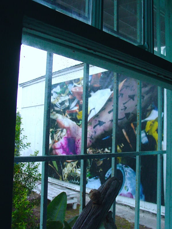 Carlos Betancourt, (View of intervention), Wynwood, Florida, 2002