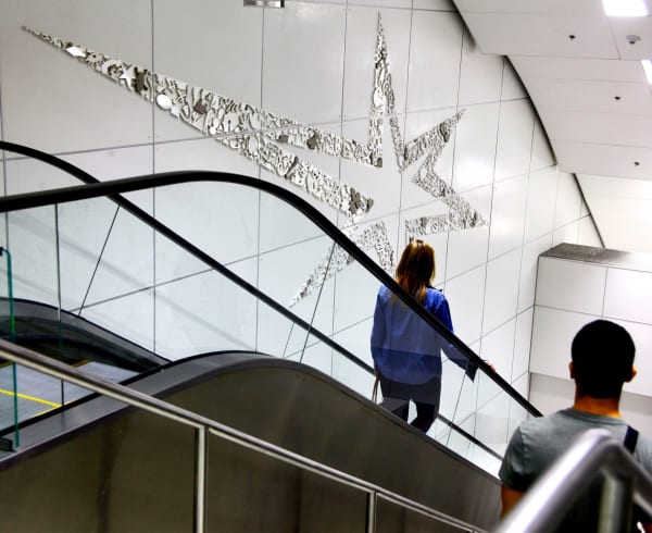 Carlos Betancourt in collaboration with Alberto Latorre, Archaic Substance, North Terminal Project Miami International Airport, Miami-Dade Art in Public Places commission, 2011