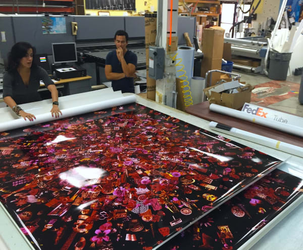 Carlos Betancourt, Imprinted, San Antonio ( commission for The Cellar at Pearl, San Antonio, Texas ), 2016