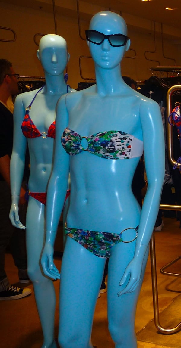 Carlos Betancourt in collaboration with Red Carter, El Portal and Re-Collections (commission for mural and swimsuit art for Barney's NY), 2009