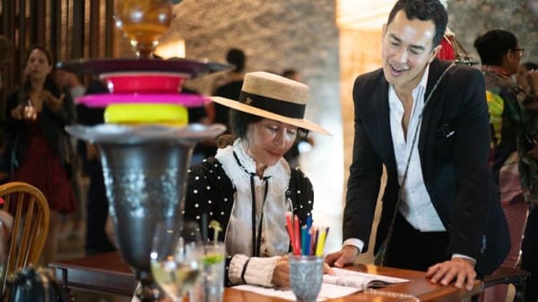 Carlos Betancourt, ( Alberto Latorre, project director, and Ximena Caminos, project curator) On the Edge: The Hopeful Forest, 2019-2020