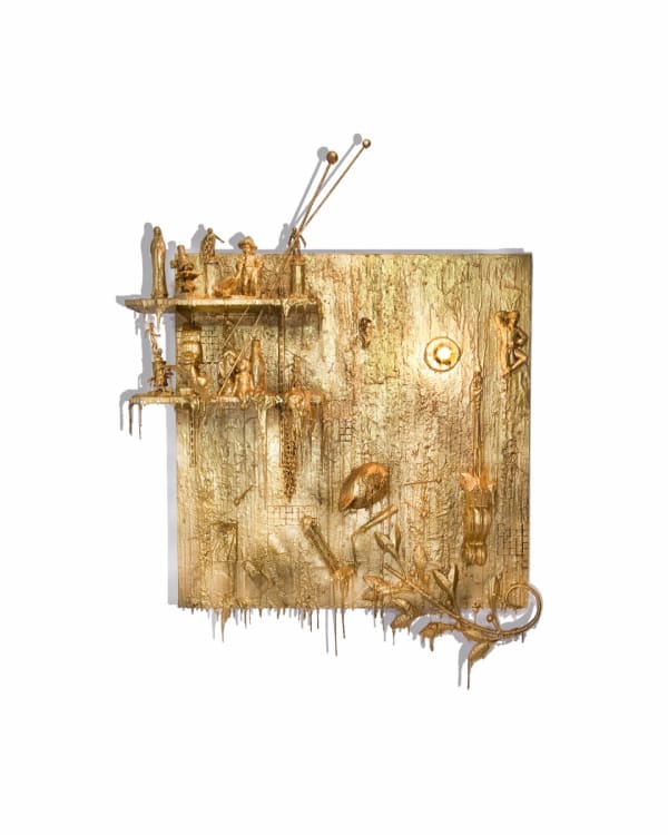 Carlos Betancourt, Wall Assemblage Of Things Past III, for Alberto , 2012