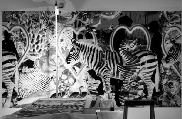 Carlos Betancourt, (Detail of Mural) Of Kenya and Candies, 2011