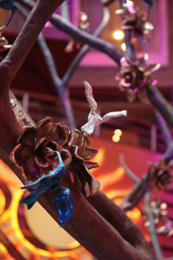 Carlos Betancourt in collaboration with Alberto Latorre, Enchanted Trees, (site specific commission, Icart corporate art), 2010
