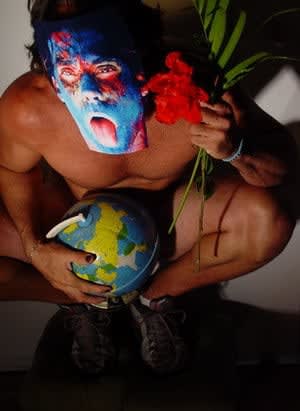 Carlos Betancourt, La Mascara Souvenirs, with sneakers, 2005