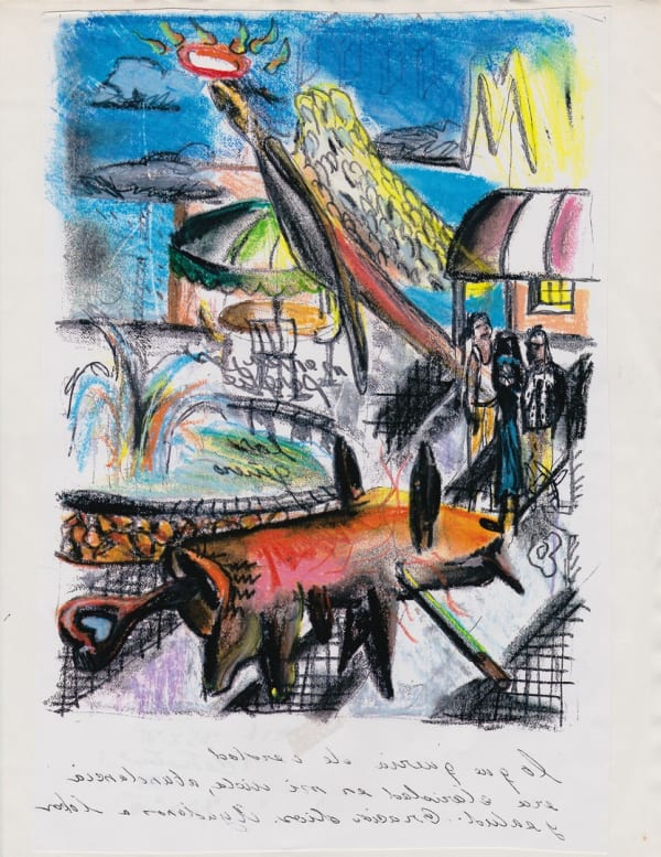 Carlos Betancourt, Imperfect Utopia Lincoln Road Sketches II, 1987-91