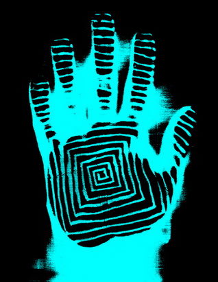 Carlos Betancourt, The Print (blue), 2009