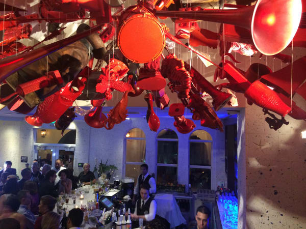 Carlos Betancourt in collaboration with Alberto Latorre, (Detail and Overall View) Appropriations del Mar y Amor, 2014