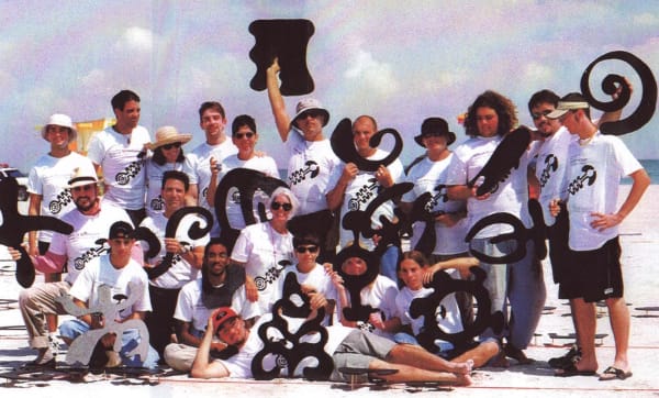 Carlos Betancourt, (Volunteer), Sound Symbols Project, site specific installation, Miami Beach, Florida, 2000