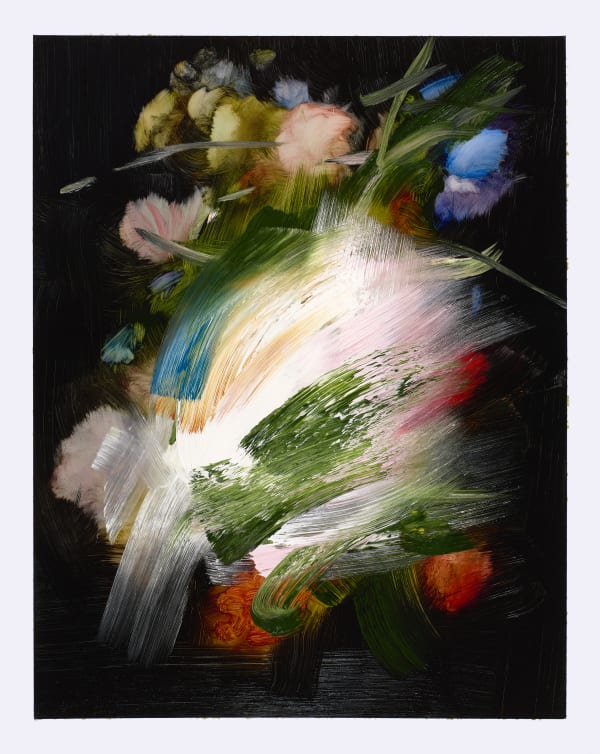 Elise Ansel Incandescent V, 2020 oil on paper 20 x 16 inches (sheet) 18 x 14 inches (image) (ANSEL 19)