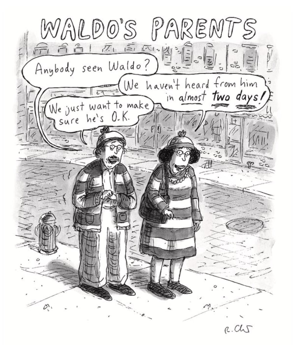 Roz Chast, Waldo's Parents, 2018, Apr 30