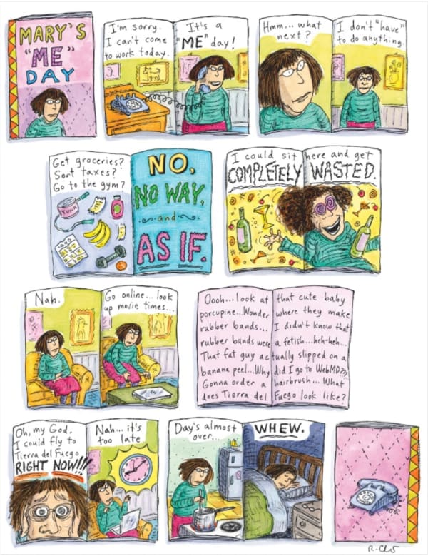 Roz Chast, Mary's Me Day, 2023, Nov 27