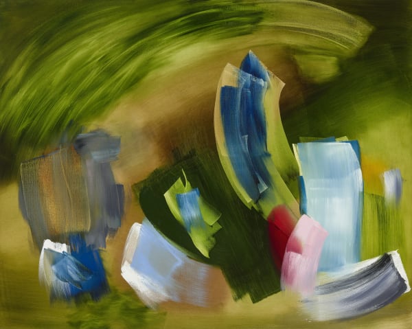 Elise Ansel Feast of the Gods III, 2021 oil on linen 48 x 60 inches