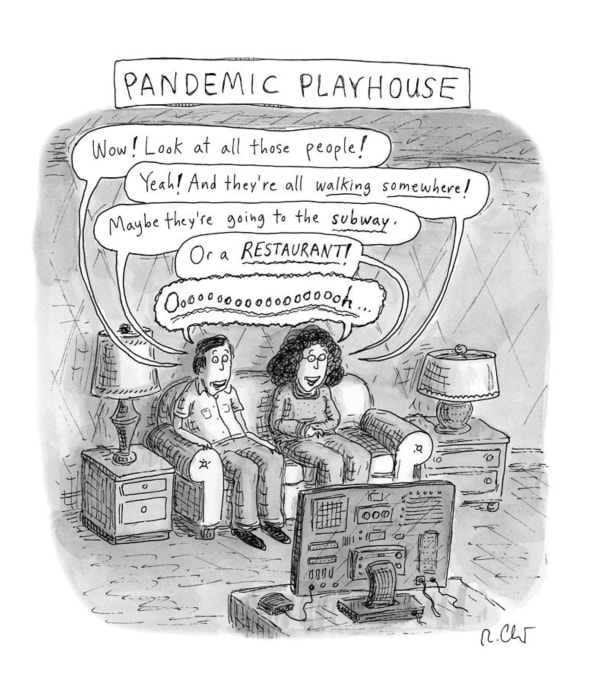 Roz Chast, Pandemic Playhouse, 2020, May 25
