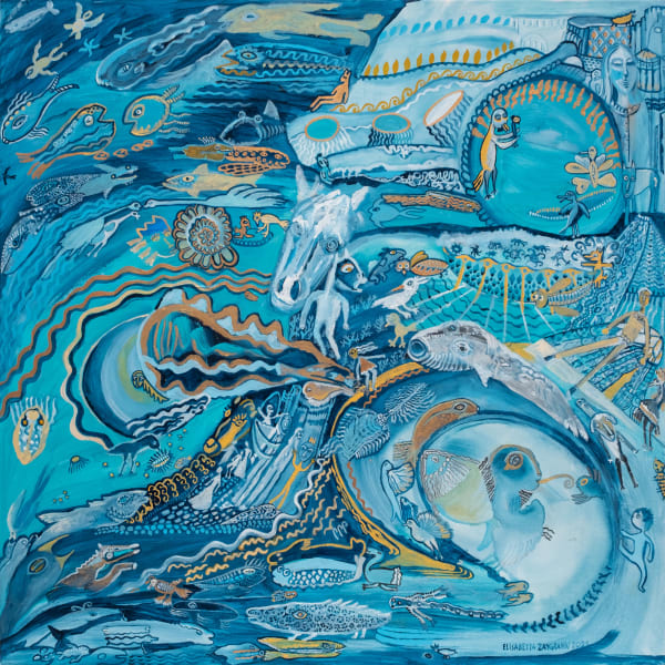 Elisabetta Zangrandi, Paesaggio Marino di Dicembre, 2022