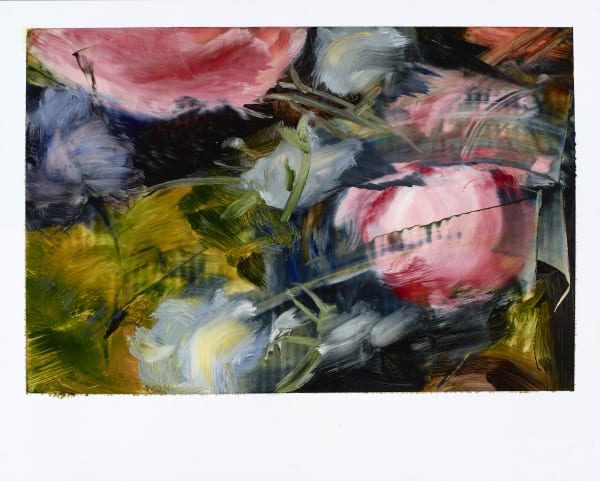 Elise Ansel, oil study I for Ruysch Flower Details, 2019