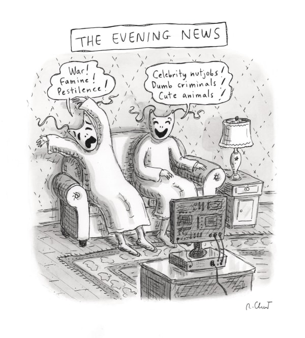 Roz Chast, The Evening News, 2010, Nov. 1