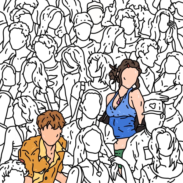 “The Seventeenth Song” painting by Chance Cooper artist from United States, based in LA. Available at Carousel Fine Art West Palm Beach.